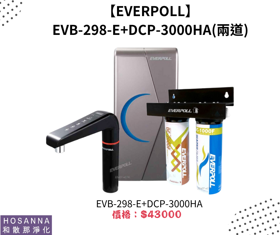 【EVERPOLL】 EVB-298-E+DCP-3000HA(兩道)