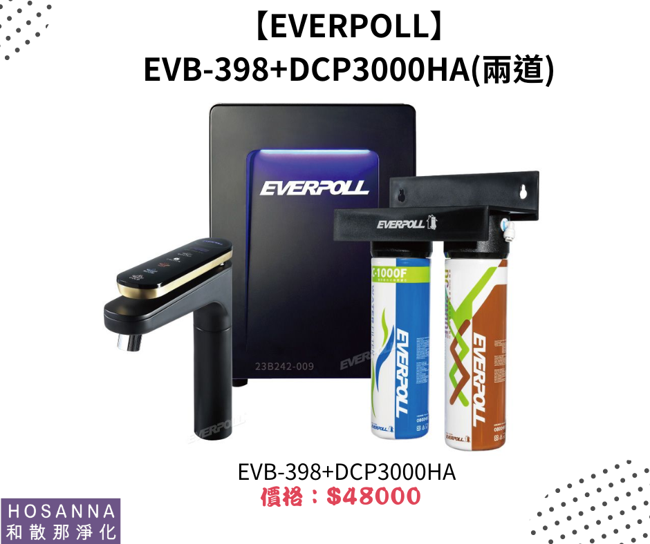 【EVERPOLL】EVB-398+DCP3000HA(兩道)